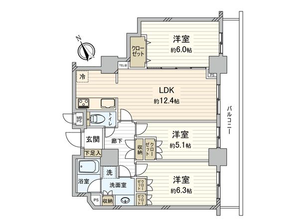 藤和志木タワー 間取図(平面図) 藤和志木タワー 間取図(平面図)