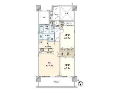 間取図(平面図)
