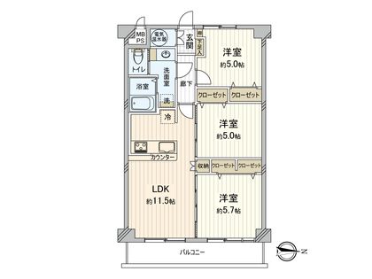 間取図(平面図)