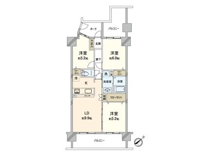 間取図(平面図) 間取図(平面図)