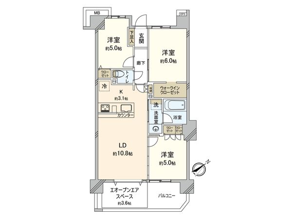 ヴェレーナシティ朝霞 間取図(平面図) 間取図(平面図)