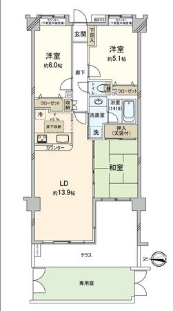 ライオンズガーデン志木学園西 間取図(平面図)