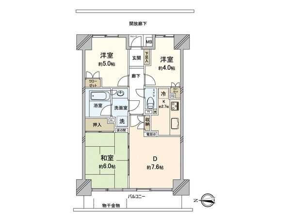 志木南パーク・ホームズ 間取図