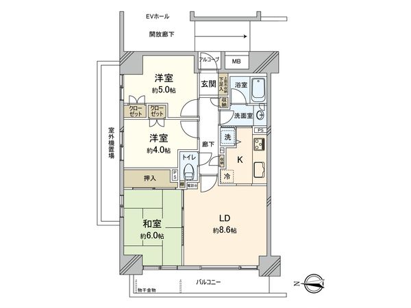 志木南パーク・ホームズ 間取図(平面図) 志木南パーク・ホームズ 間取図(平面図)