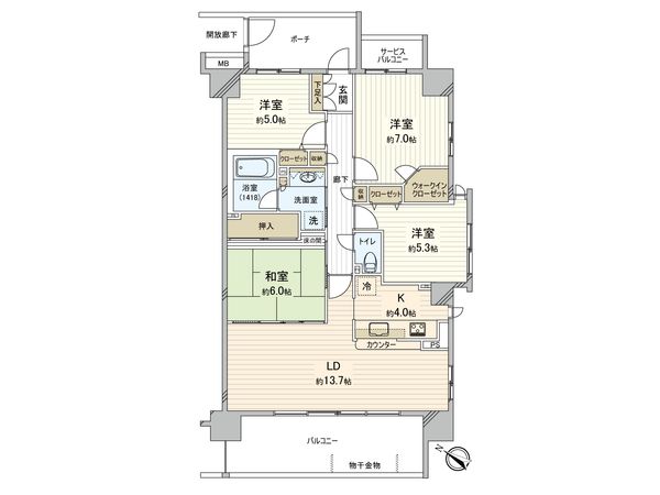 シュロスガーデン志木 間取図(平面図) シュロスガーデン志木 間取図(平面図)