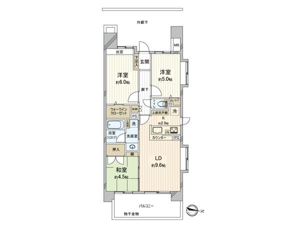 グランシエロ志木アールコート 間取図(平面図)