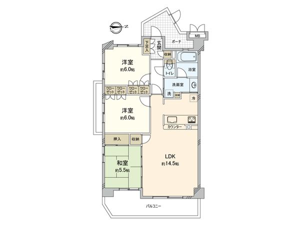 サンクレイドル志木プリンシア 間取図(平面図) サンクレイドル志木プリンシア 間取図(平面図)