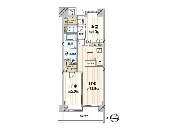グローベルザ・ステーション新座 グランフォーティアム 間取図(平面図)