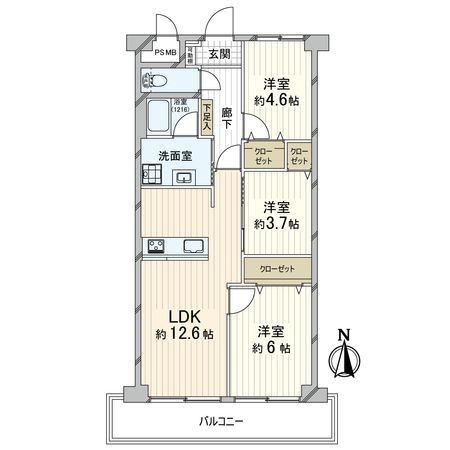 コトー朝霞中央公園 間取図(平面図) コトー朝霞中央公園 間取図(平面図)