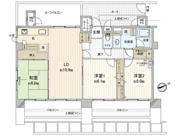 アーベイン・エス朝霞三原 間取図(平面図) アーベイン・エス朝霞三原 間取図(平面図)