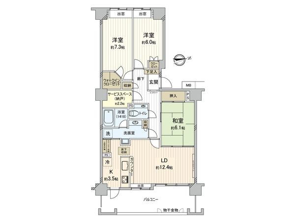 マートルコート志木慶応通り 間取図(平面図) マートルコート志木慶応通り 間取図(平面図)