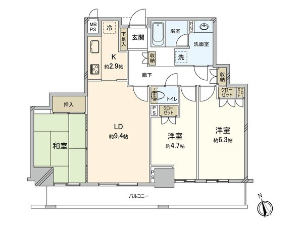 藤和志木タワー 間取図(平面図) 藤和志木タワー 間取図(平面図)