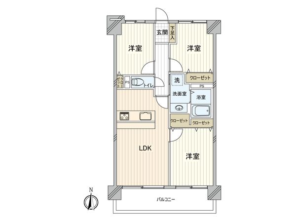 ハイラークみずほ台 間取図(平面図) ハイラークみずほ台 間取図(平面図)