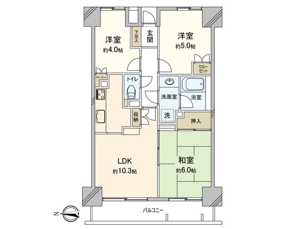 志木南パーク・ホームズ 間取図(平面図) 間取図(平面図)