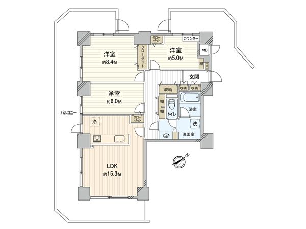志木ニュータウン中央の森壱番街 1号棟 間取図(平面図) 志木ニュータウン中央の森壱番街 1号棟 間取図(平面図)