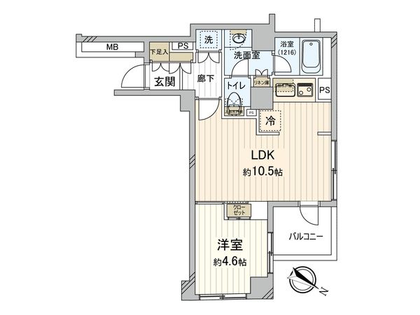 イニシアイオ杉並和泉 間取図(平面図) イニシアイオ杉並和泉 間取図(平面図)