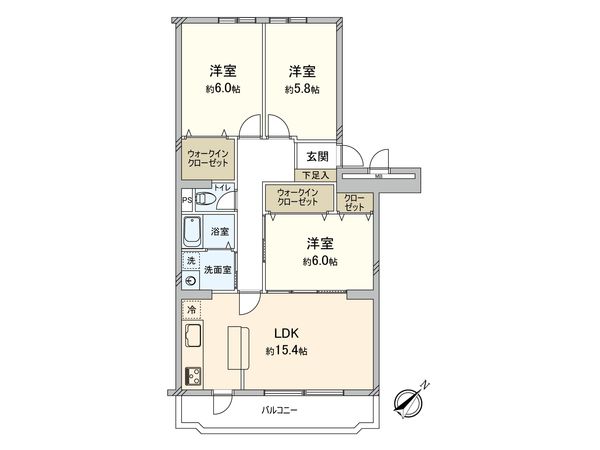 志木ニュータウン東の森壱番街 9号棟 間取図(平面図) 志木ニュータウン東の森壱番街 9号棟 間取図(平面図)