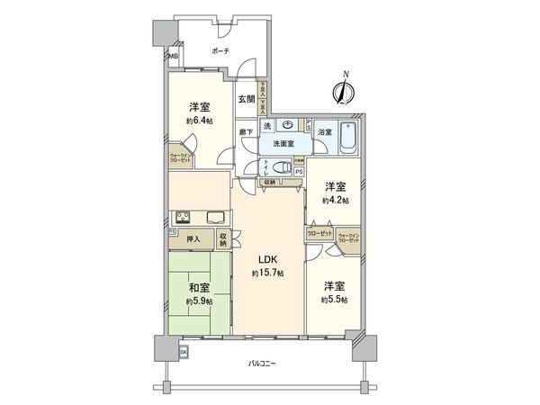 コスモステージ志木 間取図(平面図) コスモステージ志木 間取図(平面図)