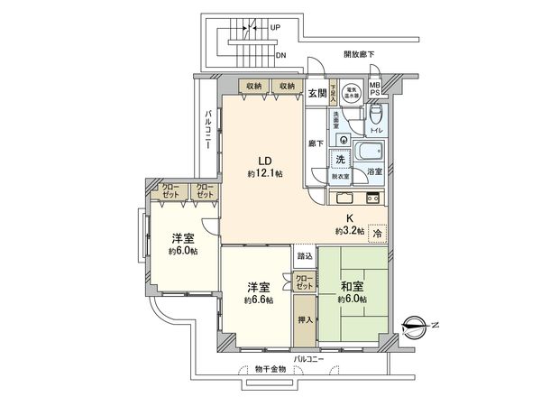 シャルマンコーポ朝霞 間取図(平面図) シャルマンコーポ朝霞 間取図(平面図)