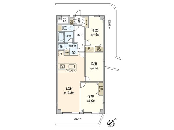 コトー朝霞中央公園 間取図(平面図) コトー朝霞中央公園 間取図(平面図)