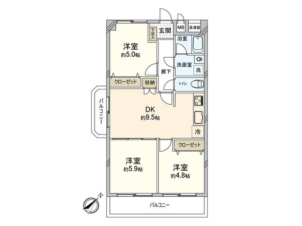 シティ光陽 間取図(平面図) シティ光陽 間取図(平面図)