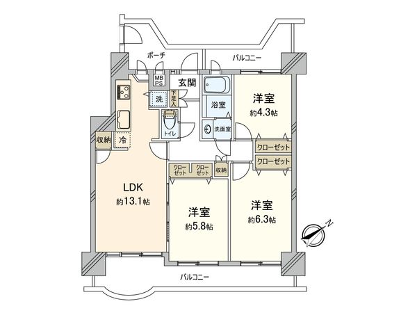 ザ・ステイツ朝霞台フォレストヒルズ 間取図(平面図) ザ・ステイツ朝霞台フォレストヒルズ 間取図(平面図)