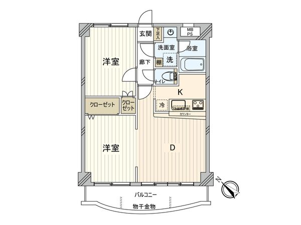 朝霞台ダイカンプラザ 間取図(平面図) 間取図(平面図)