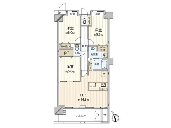 ダイアパレス新座グランドパーク21 間取図(平面図) 間取図(平面図)