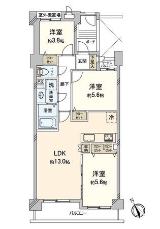 間取図(平面図)
