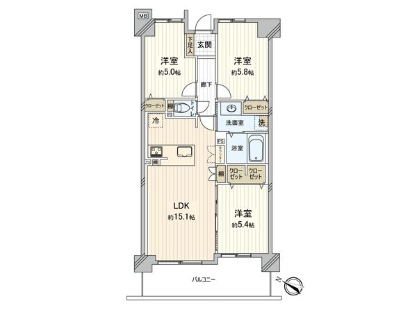 シュロスガーデン志木 間取図(平面図) シュロスガーデン志木 間取図(平面図)