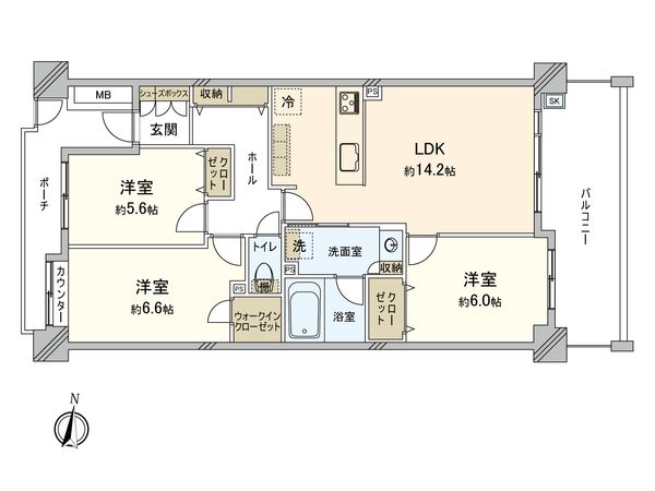 間取図(平面図)