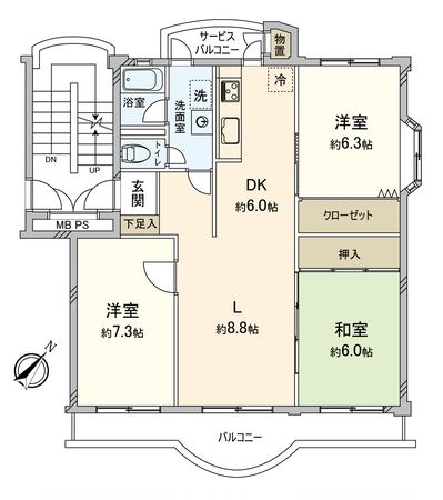 間取図(平面図)