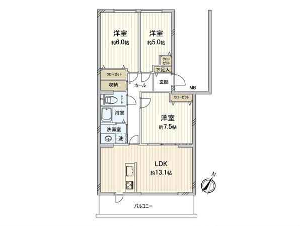 志木ニュータウン東の森壱番街 9号棟 間取図(平面図) 志木ニュータウン東の森壱番街 9号棟 間取図(平面図)