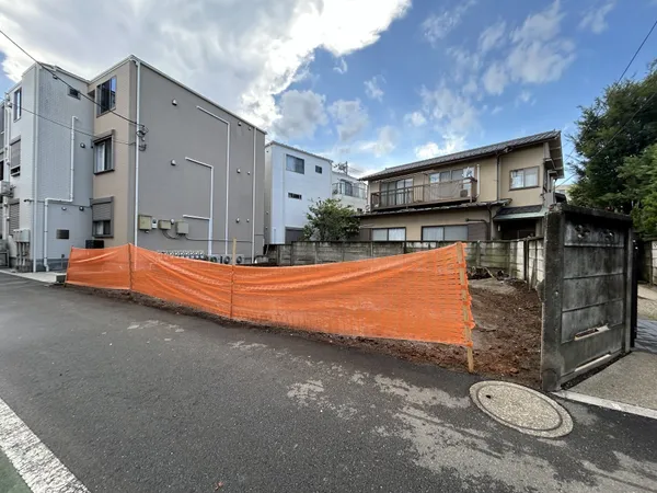 １区画２区画現地全景