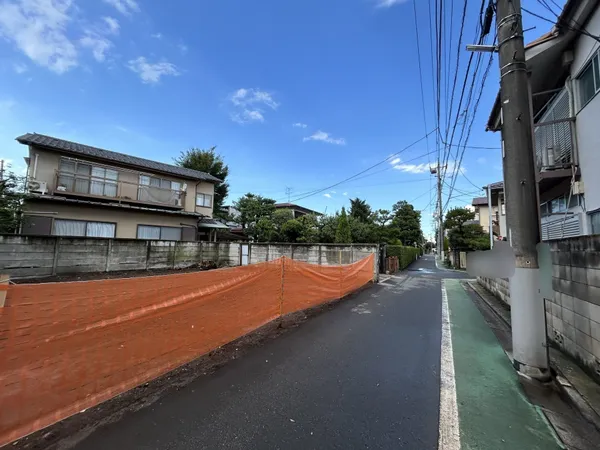 １区画２区画現地全景