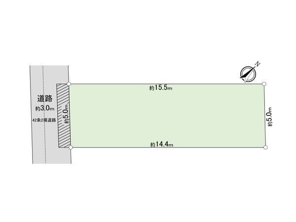 和光市白子2丁目 土地 区画図 区画図