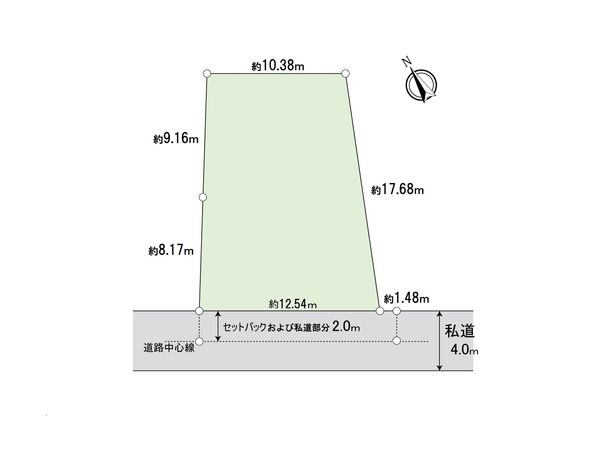 和光市白子2丁目土地 区画図 和光市白子2丁目土地 区画図