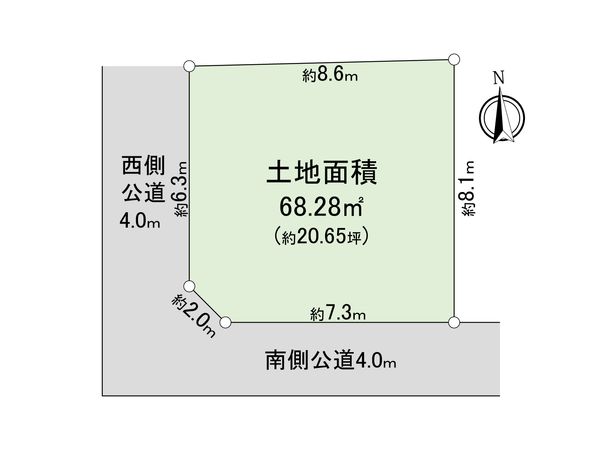 板橋区徳丸3丁目 土地 区画図 板橋区徳丸3丁目 土地 区画図