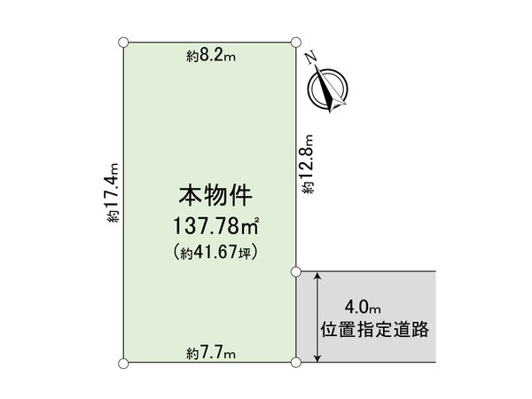 練馬区北町3丁目 土地 区画図 練馬区北町3丁目 土地 区画図