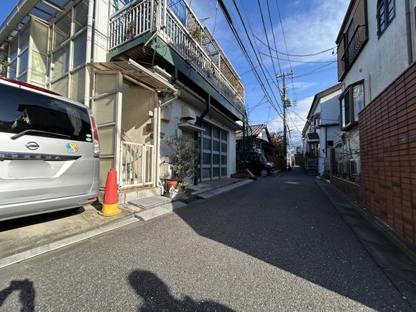 練馬区北町5丁目土地 前面道路含む外観