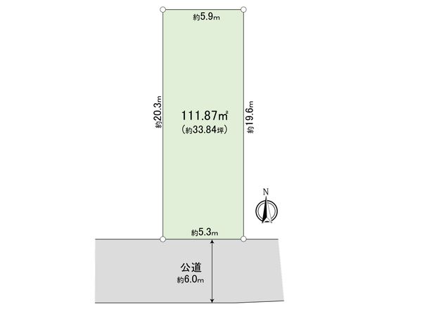 練馬区関町北2丁目土地 区画図