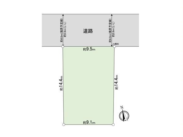 板橋区徳丸4丁目 土地 区画図 板橋区徳丸4丁目 土地 区画図