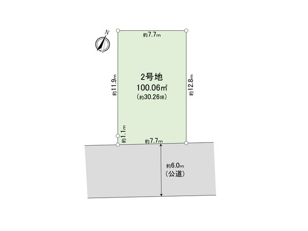 和光市白子3丁目 土地 2区画 区画図 和光市白子3丁目 土地 2区画 区画図