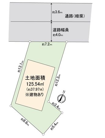 西東京市中町5丁目 土地 区画図
