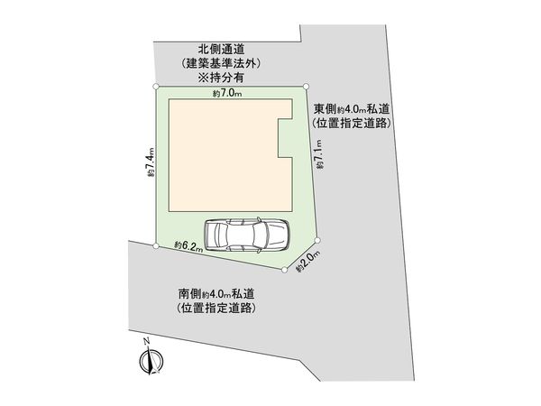 和光市白子2丁目 新築戸建 区画図