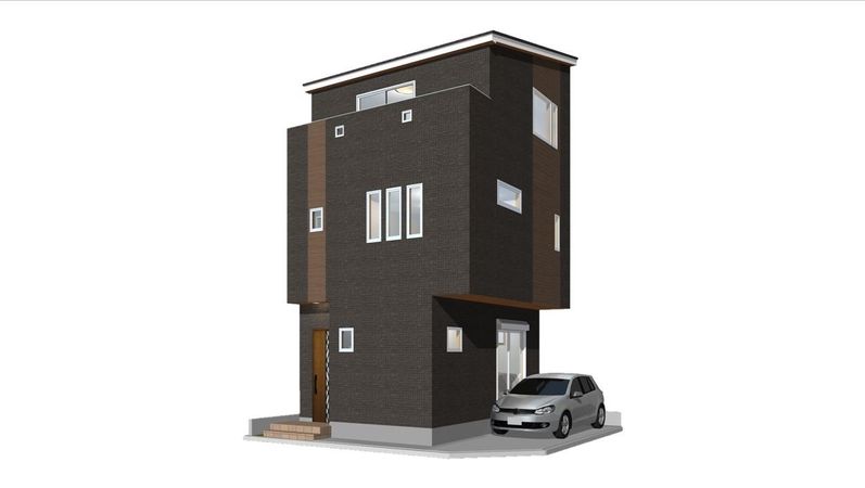 和光市白子3丁目新築戸建 外観パース図 和光市白子3丁目新築戸建 外観パース図