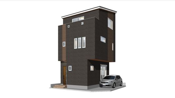 和光市白子3丁目新築戸建 外観パース図