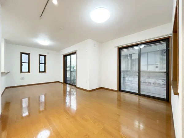 約17.75帖のゆとりあるLDKです。