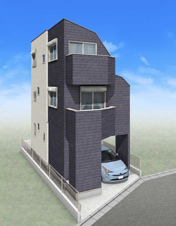 練馬区旭町3丁目 戸建 外観パース図