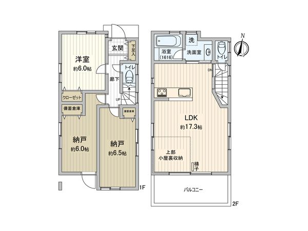 板橋区成増4丁目戸建 間取図(平面図) 板橋区成増4丁目戸建 間取図(平面図)